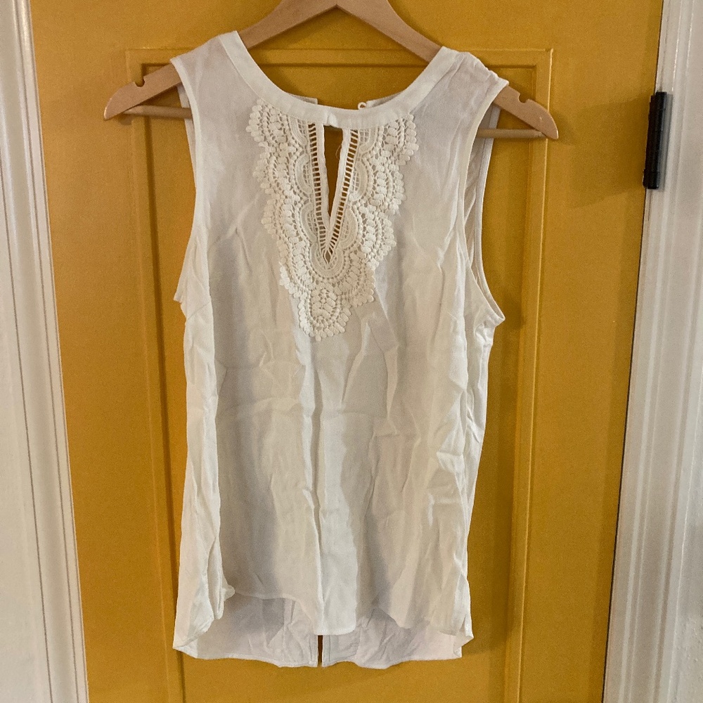 Daniel Rainn Cream Top - Small